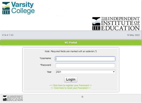 my vc student portal login